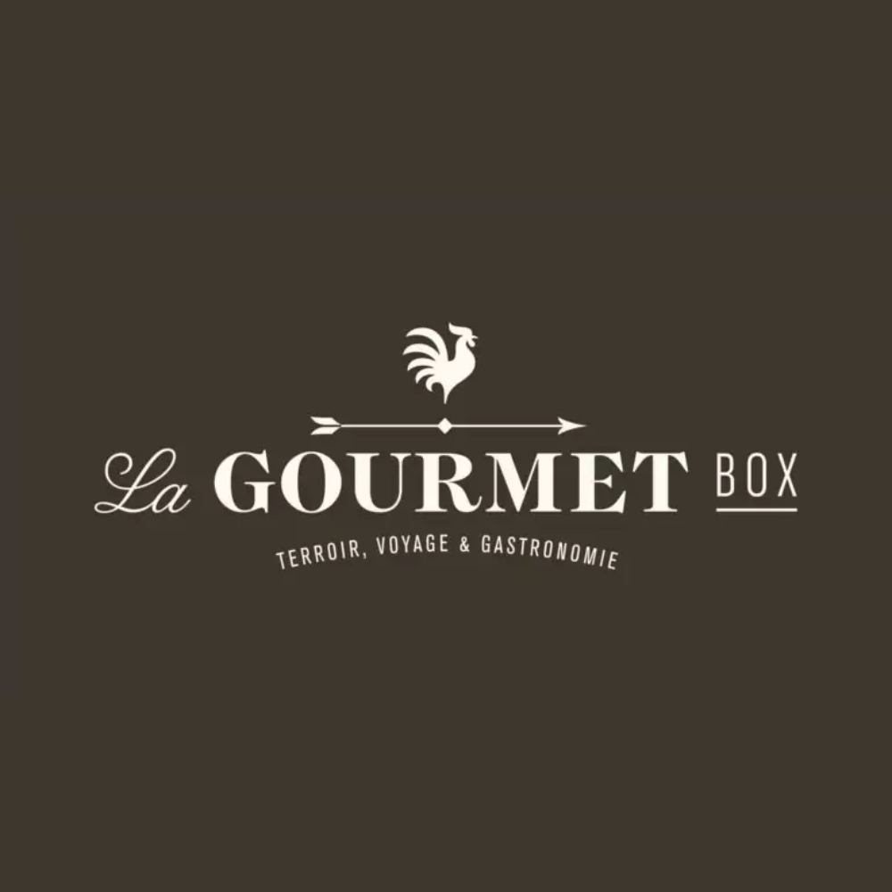 La gourmet box logo marque meilleure idée cadeau