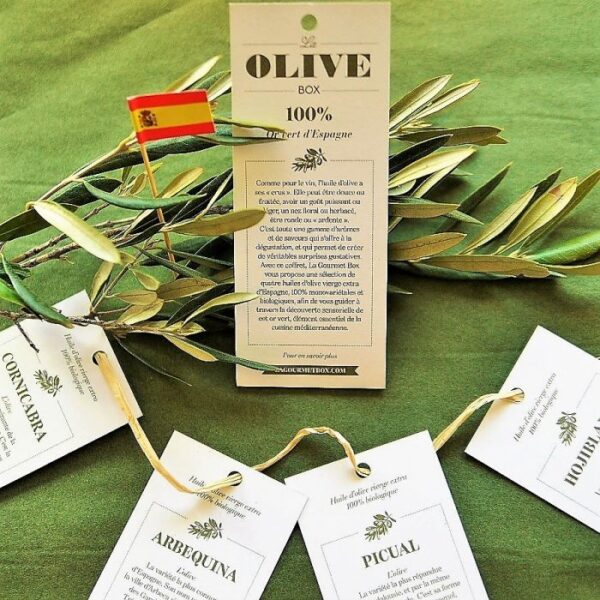 Coffret Cadeau huiles d'Olive Gourmet Box 3