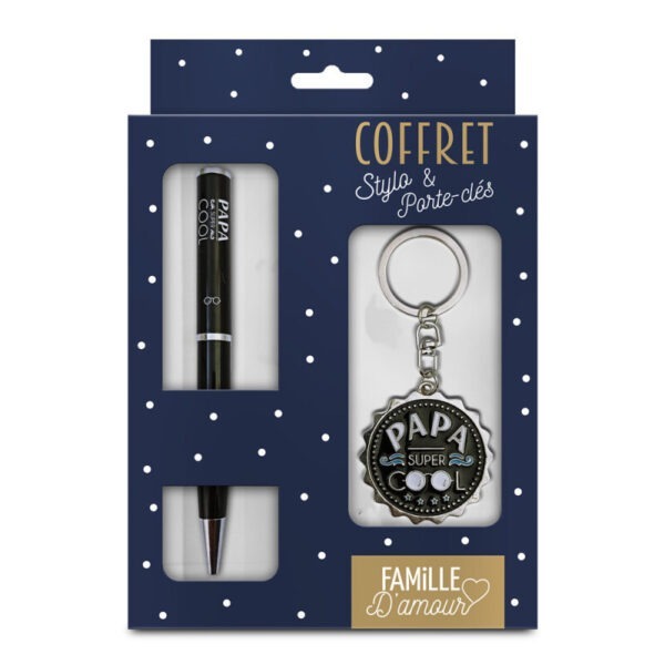 coffret-cadeau-stylo-et-porte-cles-papa-super-cool-Generation-Souvenirs-1