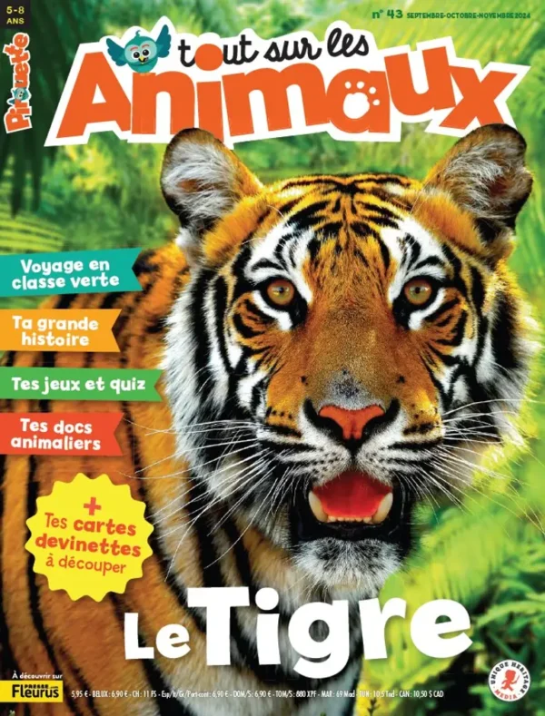 Magazine Pirouette Tout sur les animaux - Fleurus Presse - 1