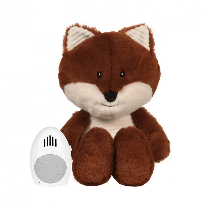 Peluche bruit blanc Renard Robin orange doux - Peluche - 1