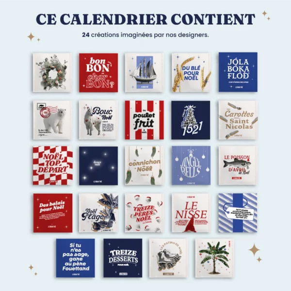 Le calendrier de l'Avent luxe 24 Thés Le Beau Thé 4