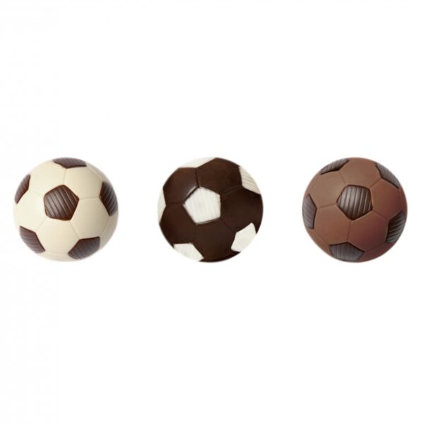 Coffret Chocolats Football Planete Chocolat chocolat au lait noir blanc praliné feullantine