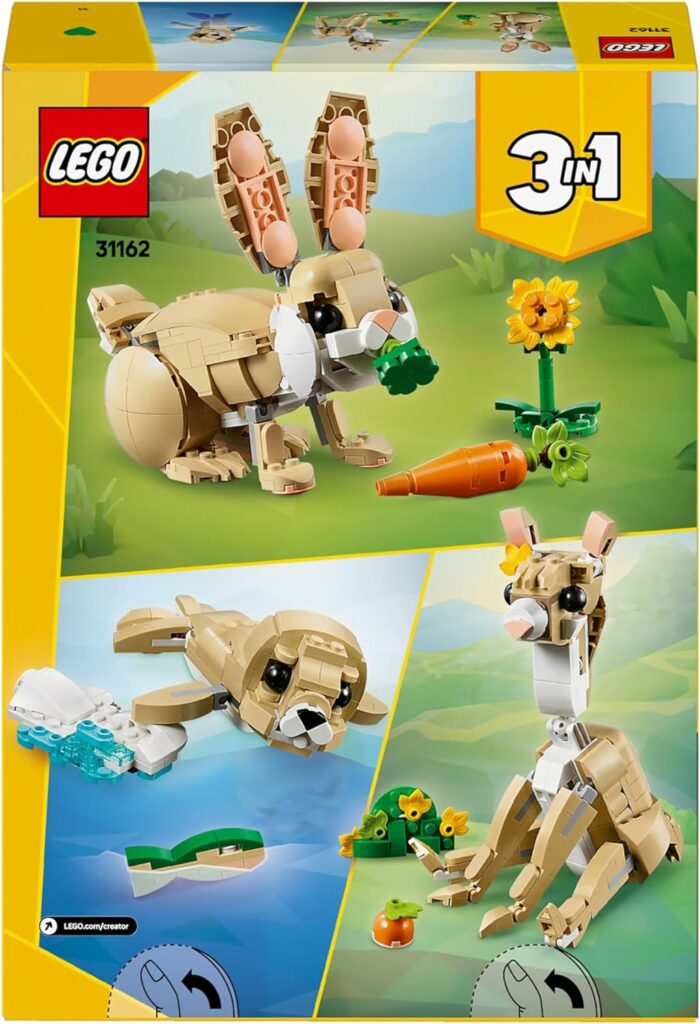 Jeu de construction LEGO Creator 3 en 1 animaux articulés 8 ans