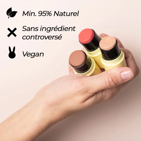 Make up Pomponne Trio Fantastick Visage Soin vegan et naturel