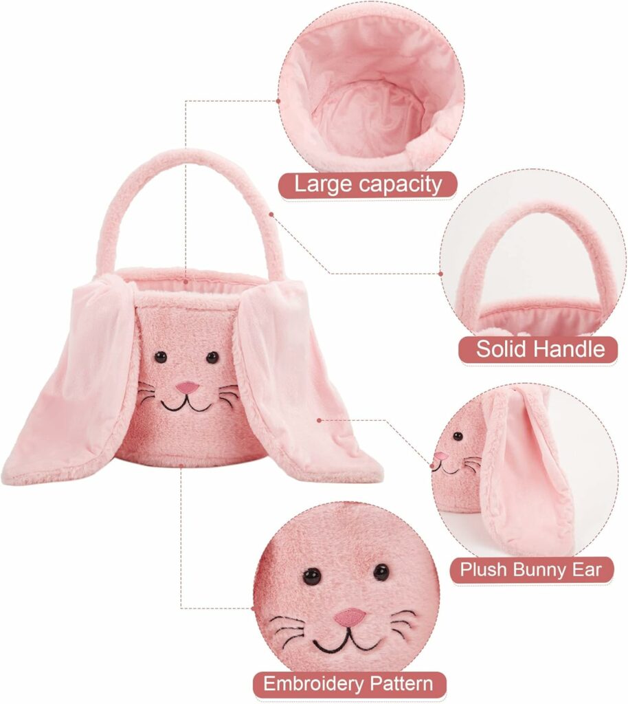 Panier lapin personnalisé réutilisable