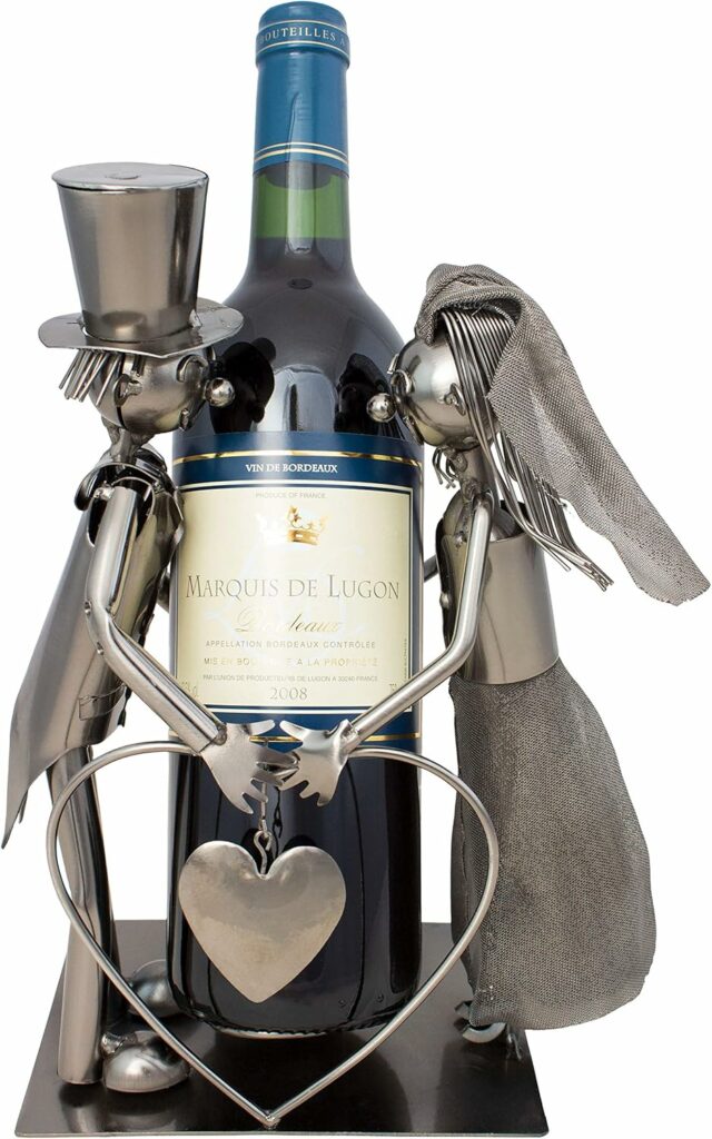 Porte-bouteille mariage BRUBAKER meilleure idee cadeau