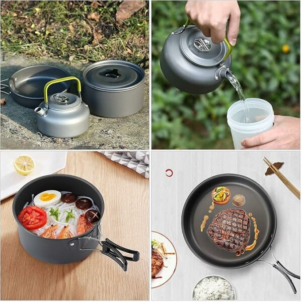 Casseroles de camping pliable – Image 3