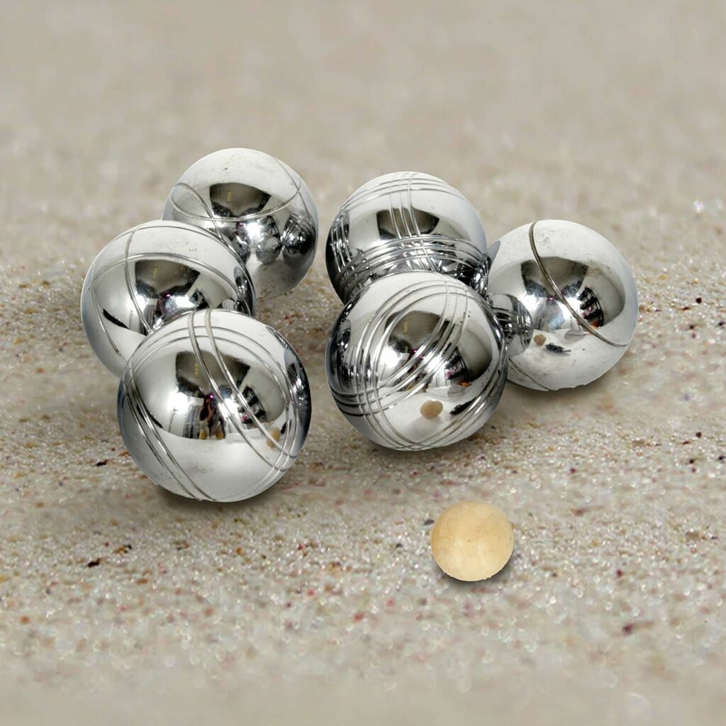 Saoche de pétanque 6 boules Idée Cadeau Vacance