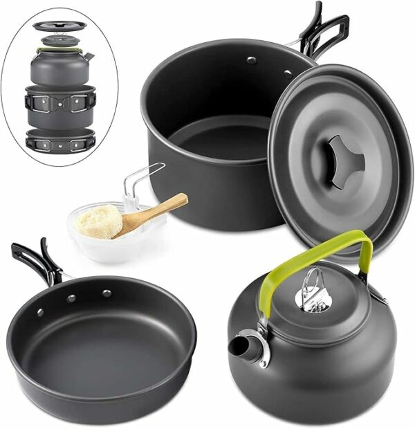 Casseroles de camping pliable