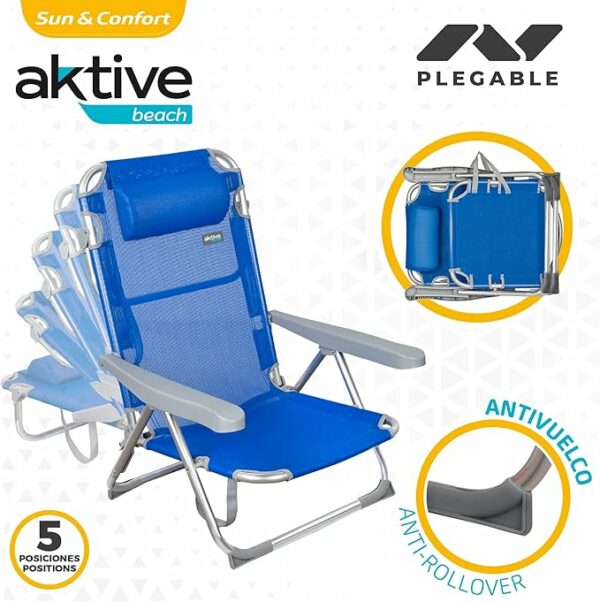 Chaise de plage pliante – Image 3