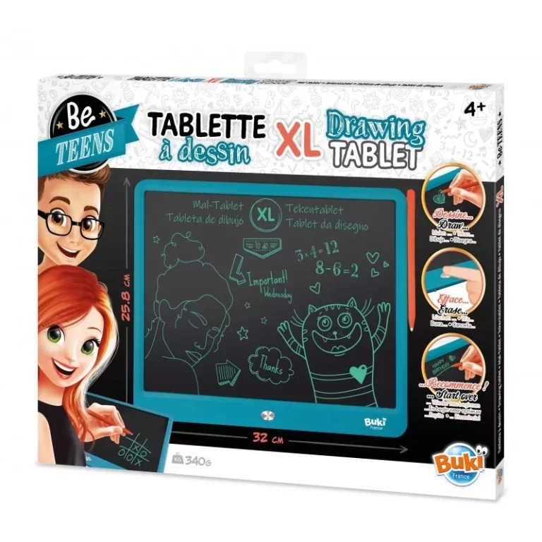 tablette dessin XL buki tablette graphique, ardoise magic, tablette dessin enfant