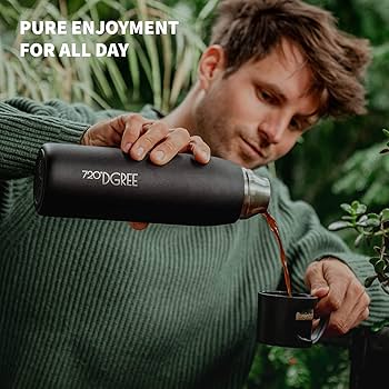 720°DGREE Bouteille Isotherme Follow 450ml, 700ml, 1l | Gourde Thermo Acier Inoxydable idée cadeau randonné