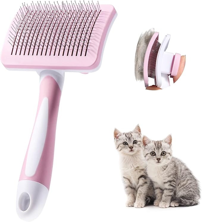 Brosse Autonettoyante Pour Animaux de Compagnie Meilleure idée cadeau brosse à poil nettoyante