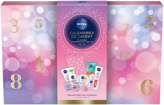 Calendrier de l’Avent NIVEA Ado Édition 2025 Mailleure idée cadeau calendrier pour jeune