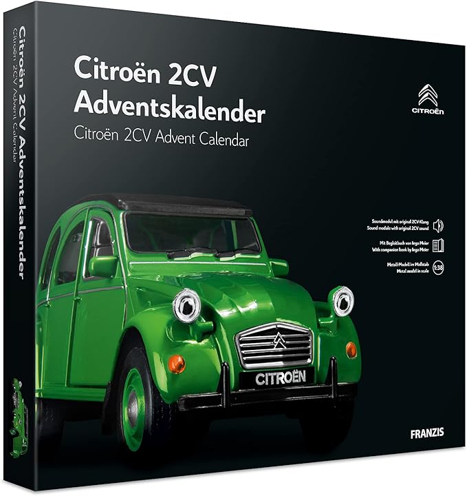Calendrier de l'Avent voiture Citroën 2 CV à construire Meilleure idée cadeau calendrier de l'avent voiture