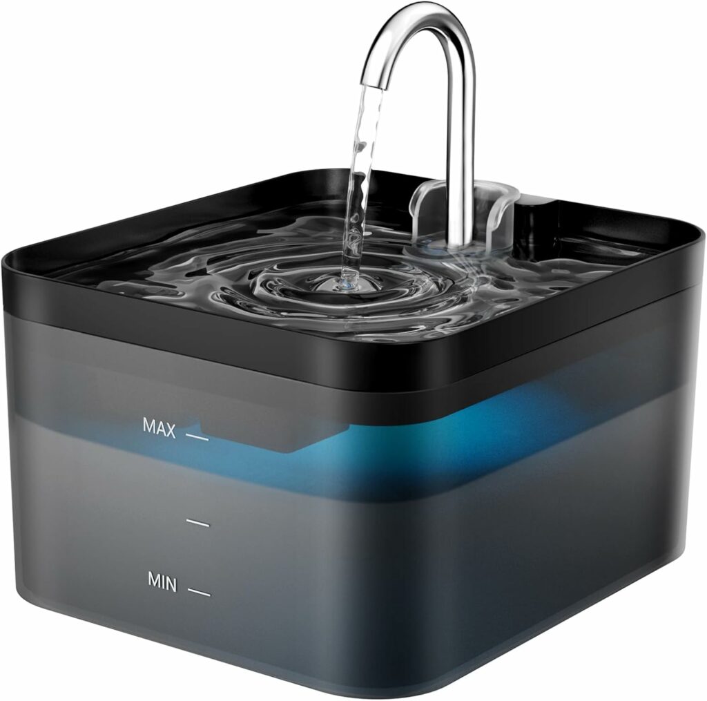 Fontaine à eau chat super silencieuse Meilleure idée cadeau fontaine à eau pour animaux