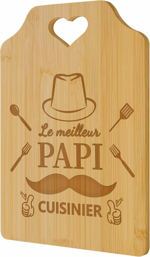 Planche à Découper Gravée Papy Cuisine Cadeau Meilleure idée cadeau planche à découper papy
