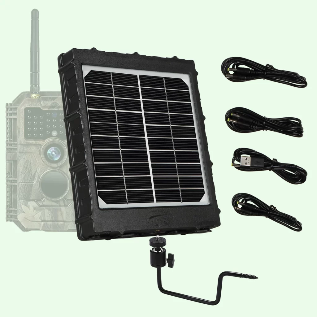 Kits de panneaux solaires pour caméra 3W 8000mAh 12V Meilleure Idée Cadeau BlazeVidéo Panneau solaire pour caméra