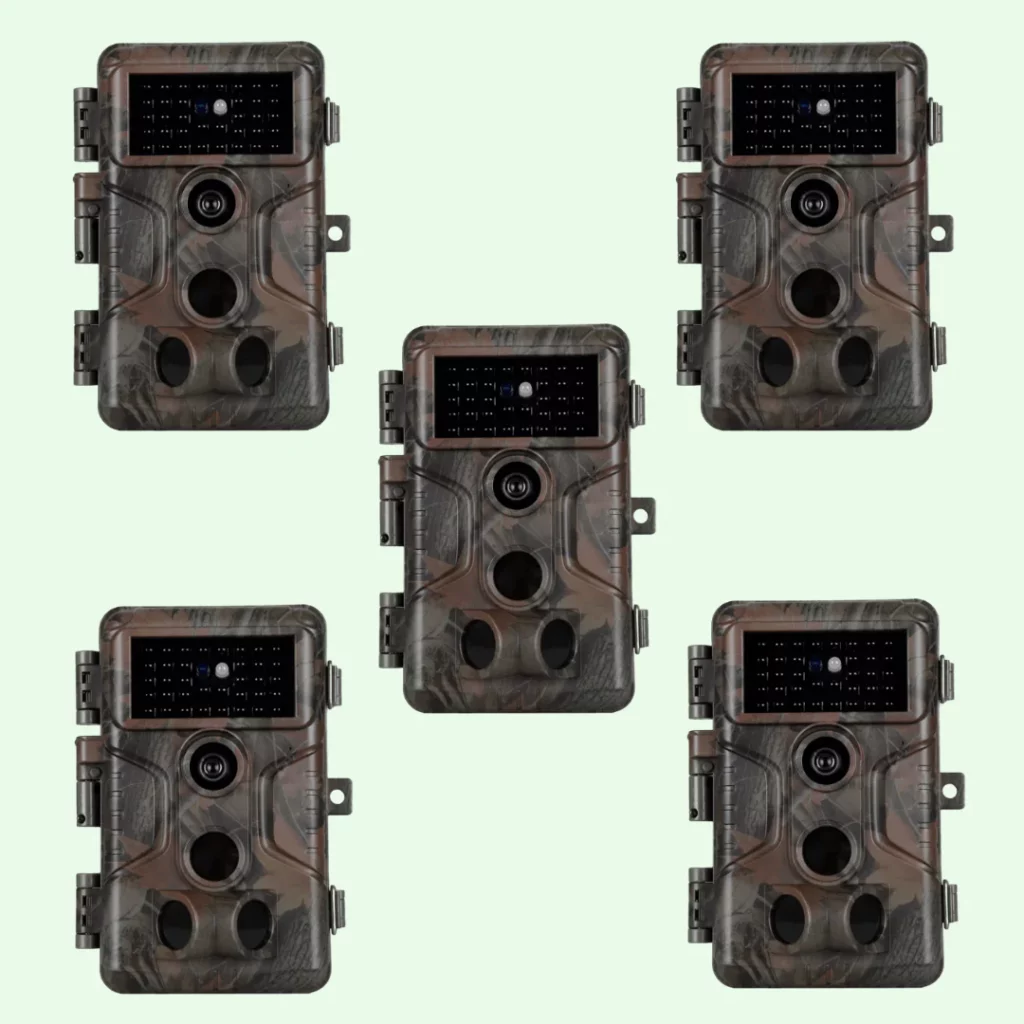 Pack x5 caméras Piège Photo HD Détecteur de Mouvement - A323 Vert foncé Meilleure Idée Cadeau BlazeVidéo caméras photo chasseur