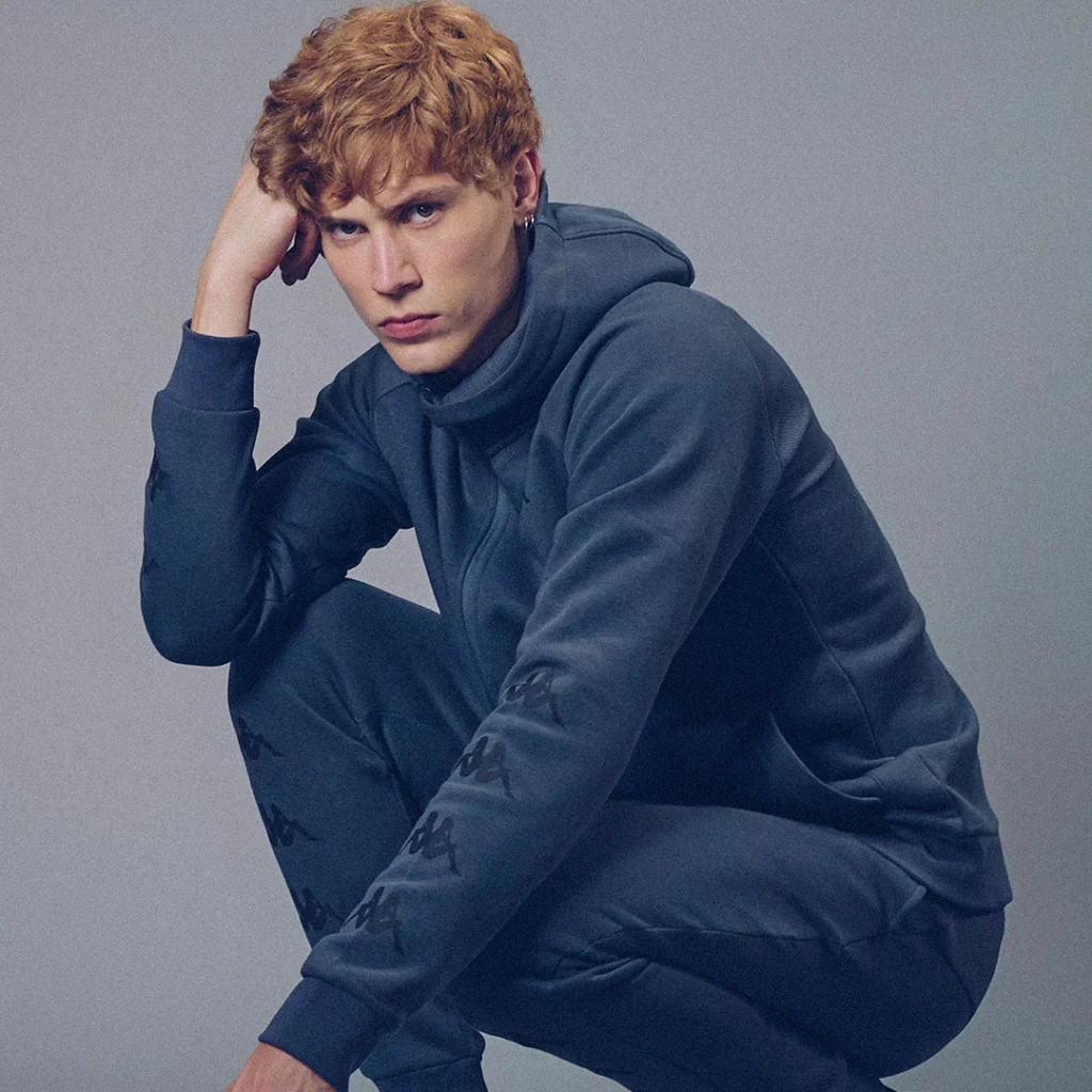 Jogging Kappa homme gris GELCI meilleure idée cadeau pantalon jogging coton gris