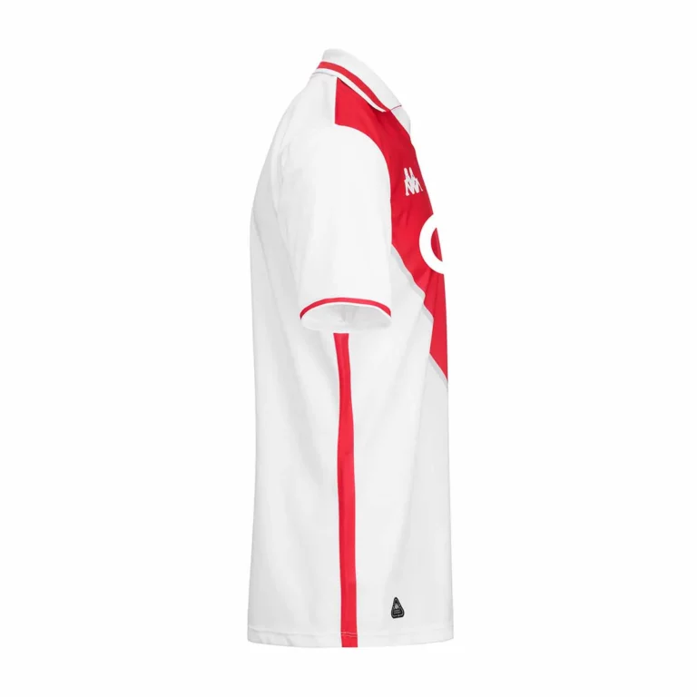 Maillot enfant AS Monaco 2025 KOMBAT Home Blanc meilleure idée cadeau maillot monaco enfant domicile
