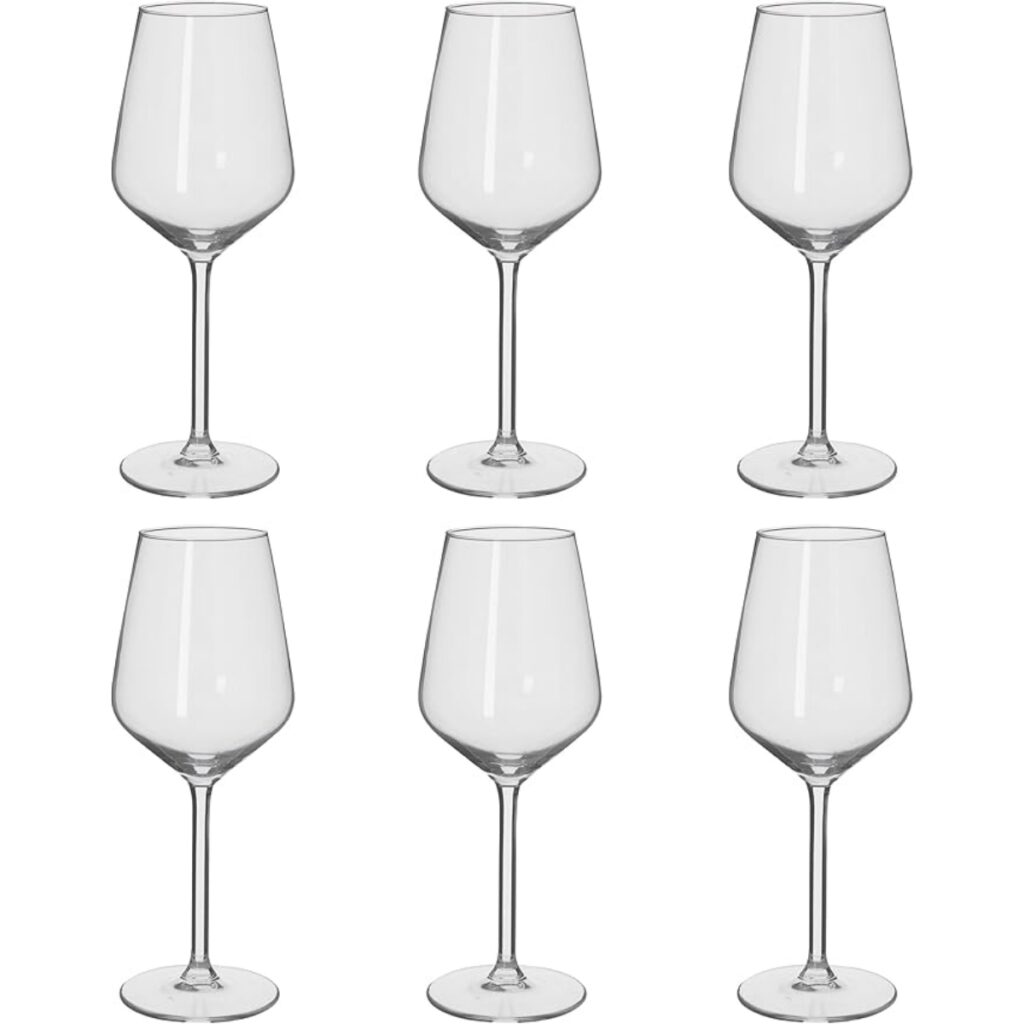 Verre à Vin Blanc Alpina Lot de 6 Meilleure idée cadeau verre de vin qualitatif (2)