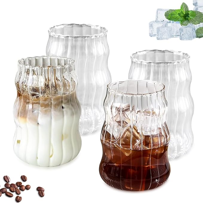 Verre à café KYYGKY 120 ml Transparent meilleure idée cadeau verre à café tiktok