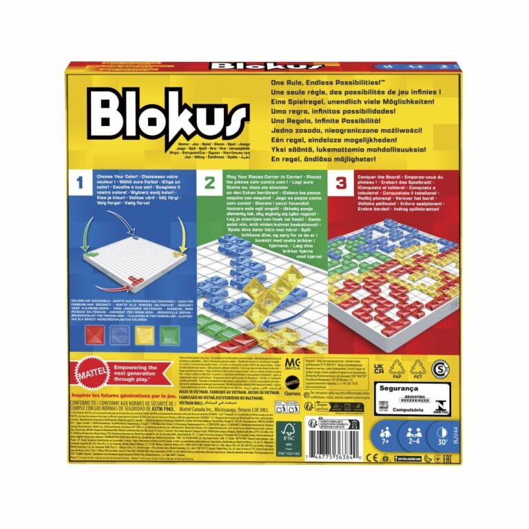 Blokus - Mattel Games Meilleure idée cadeau jeu de stratégie