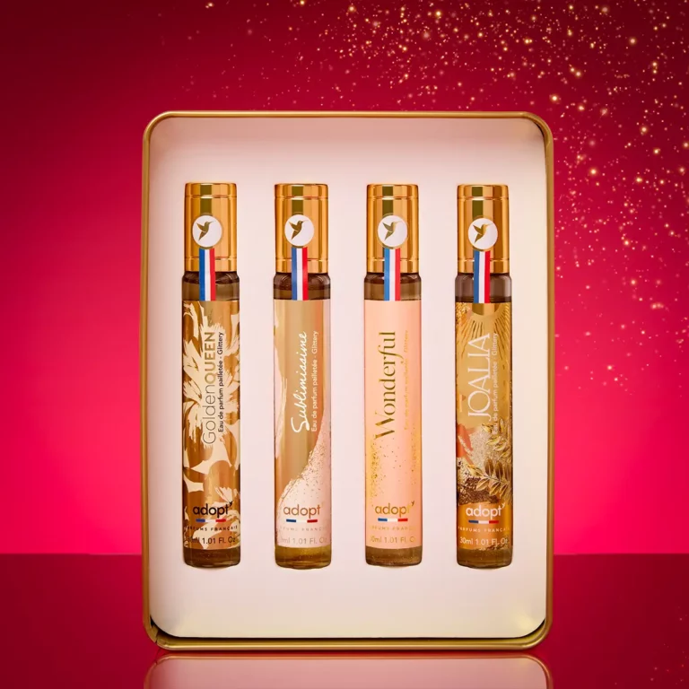 Coffret Glitter Addict – 4 Eaux de Parfum 30 ml Meilleure idée cadeau coffret parfum de poche