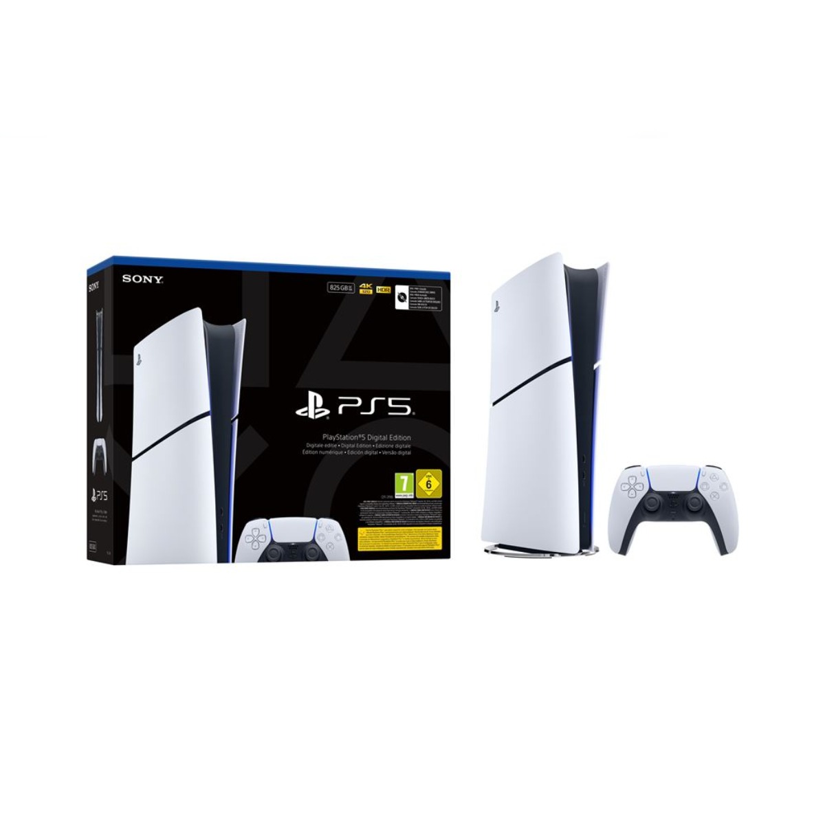 Console Sony PS5 Slim Digital Edition Blanc 1 Console Sony PS5 Slim Digital Edition Blanc