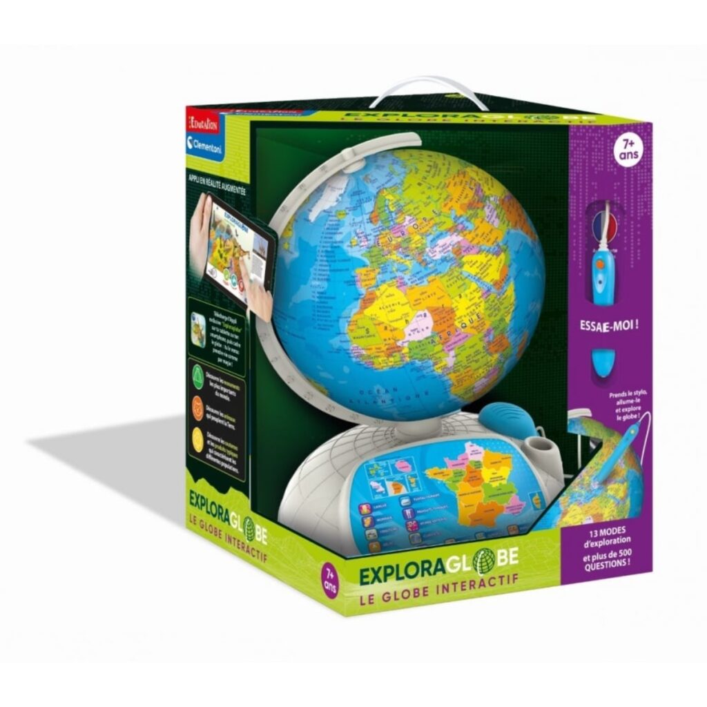 Globe interactif Exploraglobe - Clementoni Meilleure idée cadeau globe terrestre
