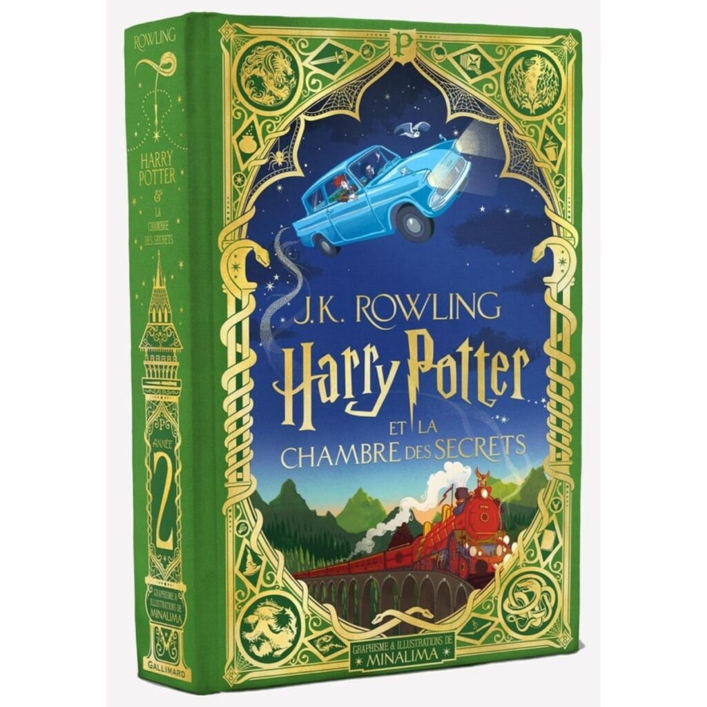 Harry Potter et la chambre des secrets - livre illustré Meilleure idée cadeau livre harry potter tome 2