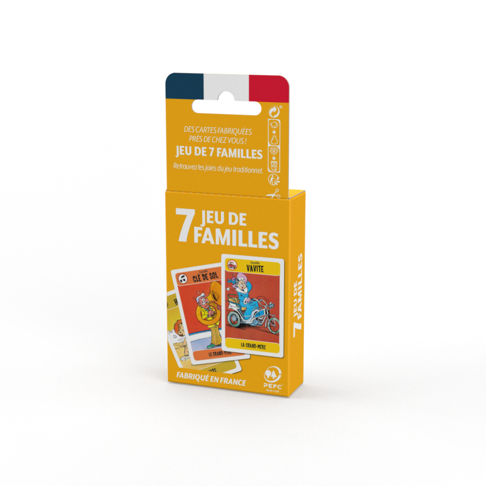 Jeu de 7 familles - BASIC Meilleure idée cadeau jeu familial