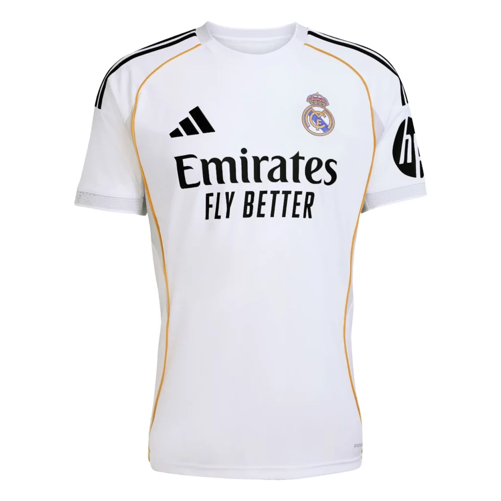 Maillot Domicile Real Madrid 2025 2026 Meileure idée cadeau football
