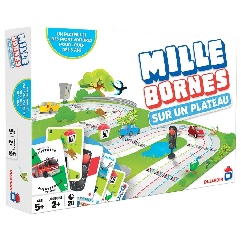Mille bornes avec plateau classique Meilleure idée cadeau jeu de société