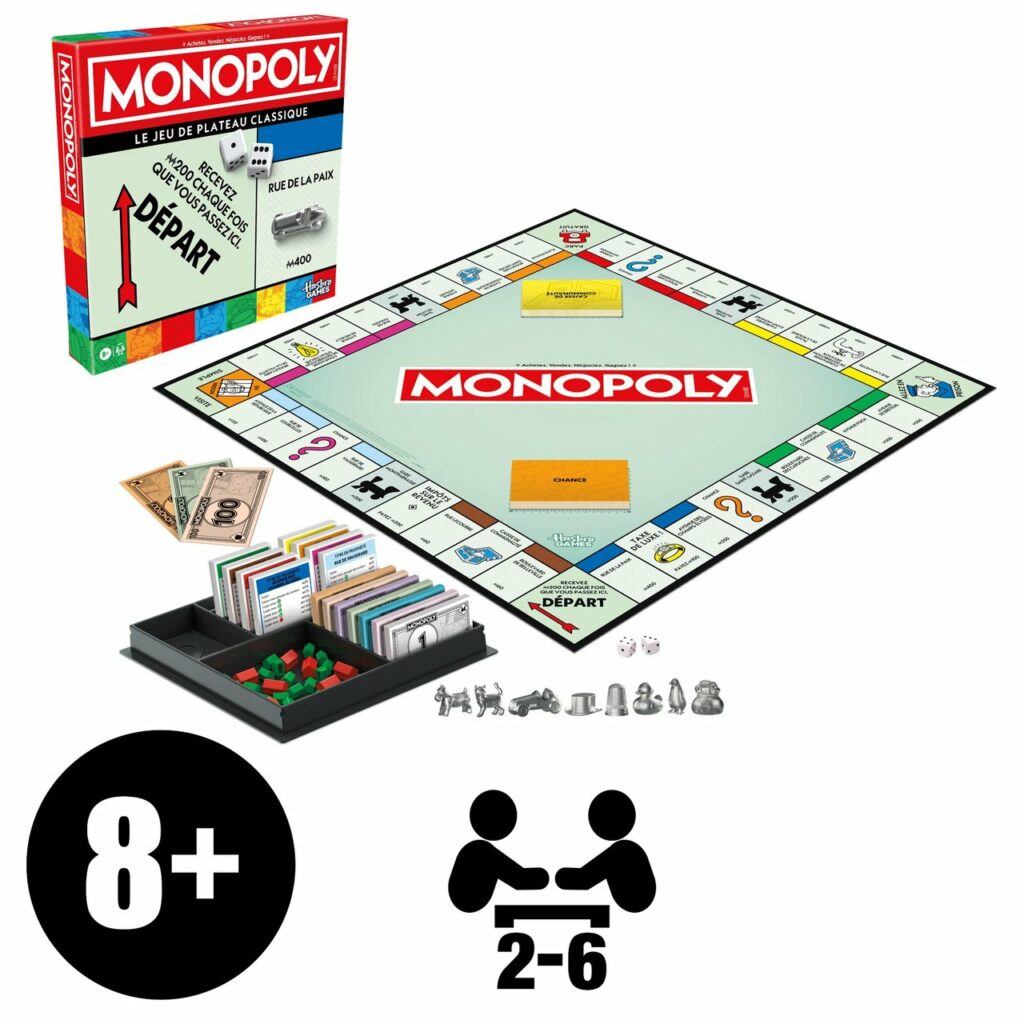 Monopoly Classique Refresh Meilleure idée cadeau jeu de société