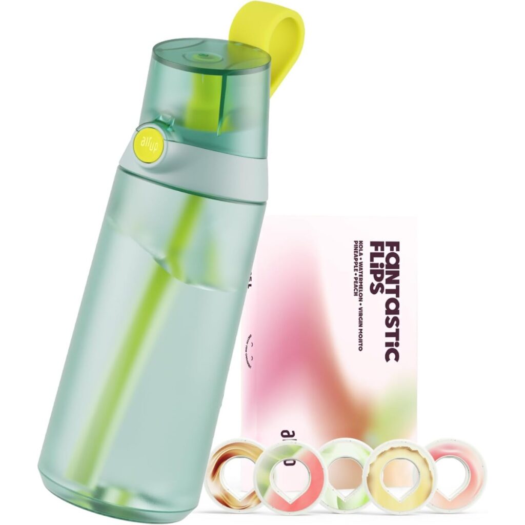 Pack air up gourde verte Click Green 600 ml Innovante meilleure idée cadeau gourde verte plastique