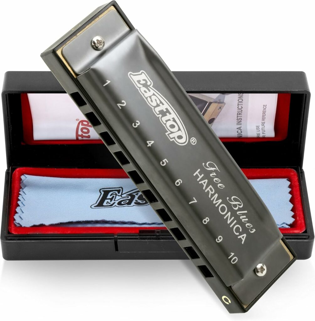 Harmonica Diatonique East Top en Do 10 trous meilleure idée cadeau musique