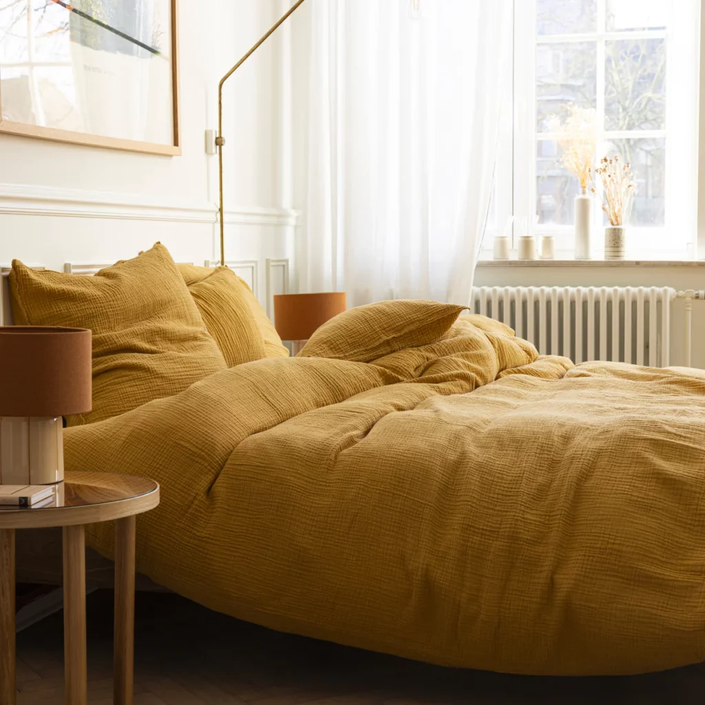 Housse de couette simplement gaufré meilleure idée cadeau literie haut de gamme