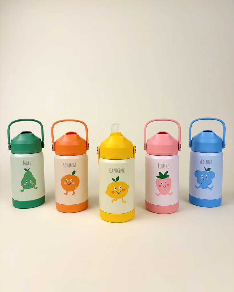 La gourde Nour personnalisable meilleure idée cadeau enfant