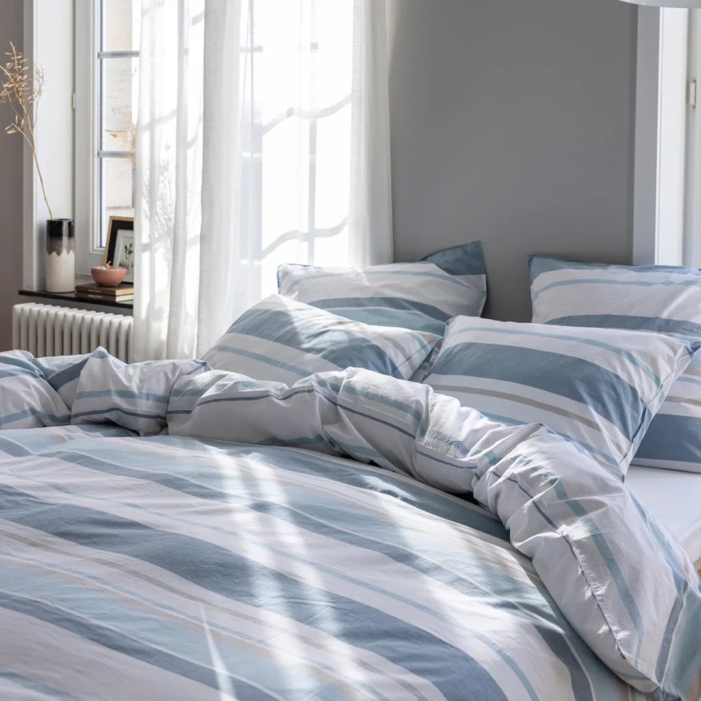 Parure de lit Horizon Bayadere meilleure idée cadeau linge de lit