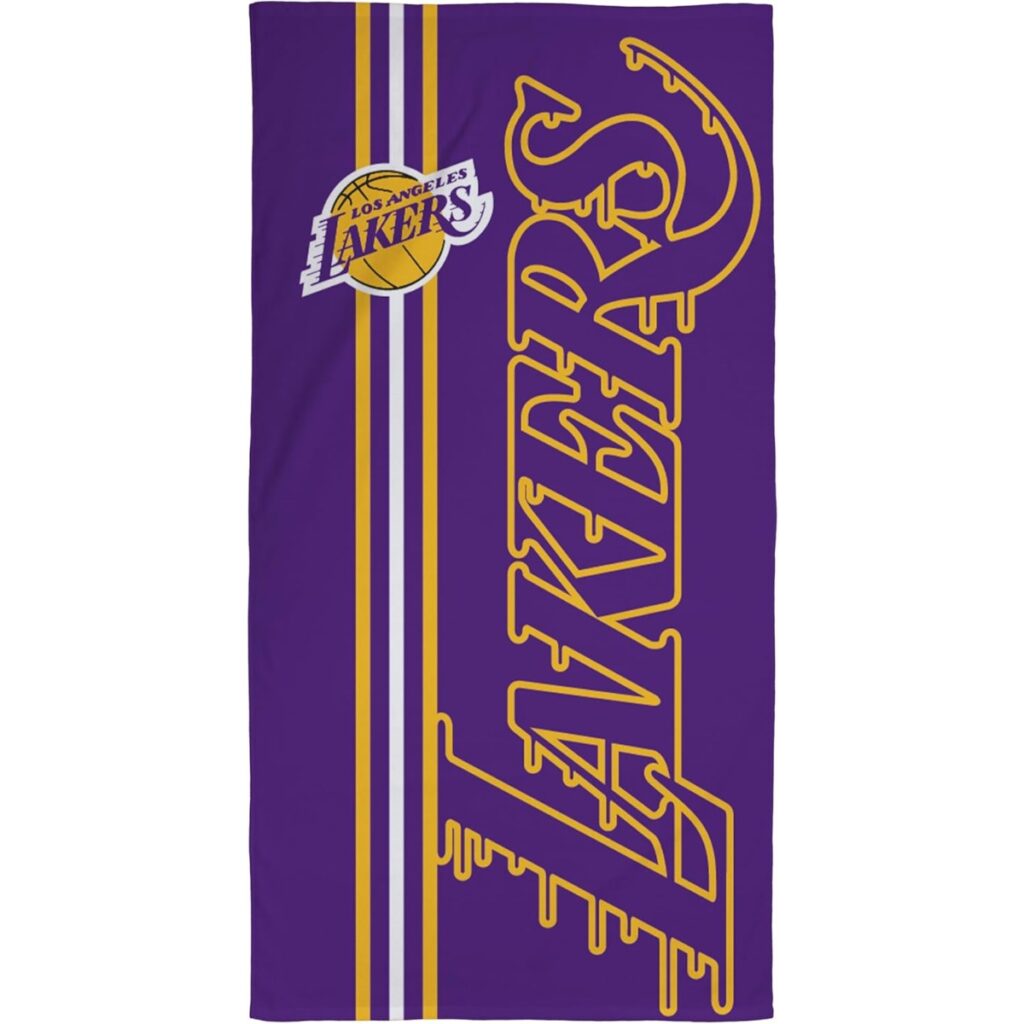 Serviette officielle NBA - Lakers meileure idée cadeau basketball (1)
