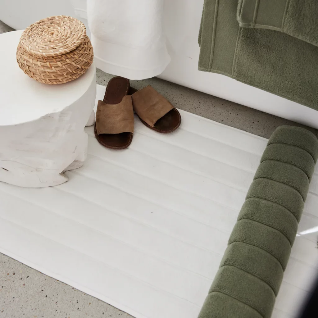 Tapis de bain Douceur Nature BIO meilleure idée cadeau linge de bain haut de gamme